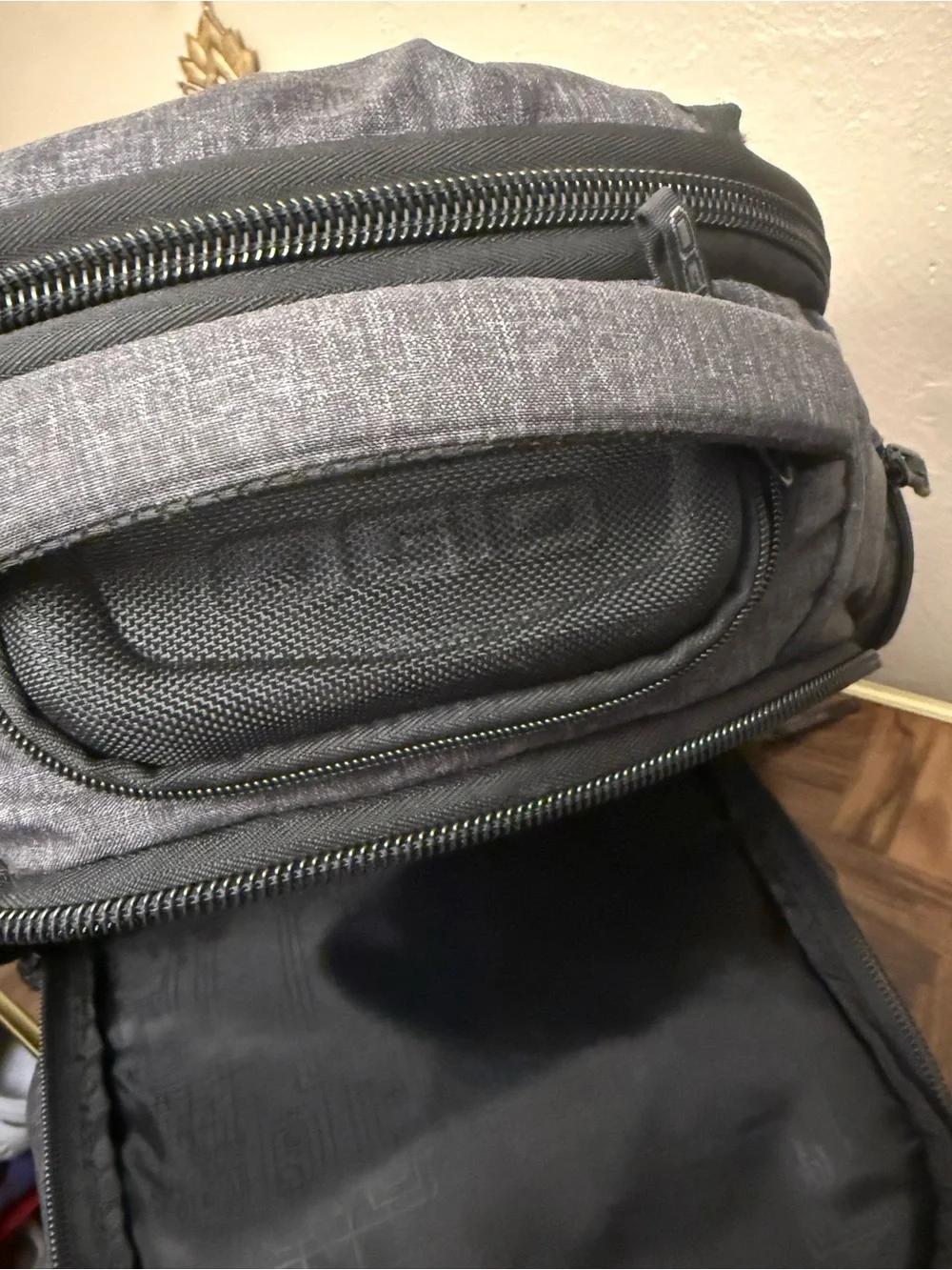 OGIO Renegade RSS Laptop Travel Backpack Dark Static Gray Black EUC